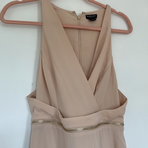 Marciano cream flowy asymmetric maxi dress - Picture 4 of 12